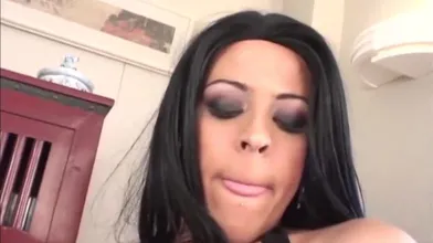 A Doll Tranny Is Plesing Her Man