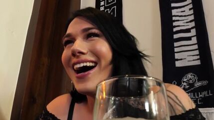 A Big Tit Tranny Gets His Ass Fucked