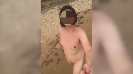 On A Public Beach, Exploring Naked