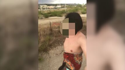 On A Public Beach, Exploring Naked