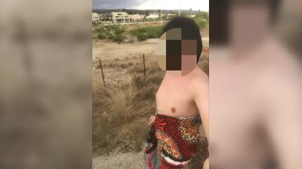 On A Public Beach, Exploring Naked