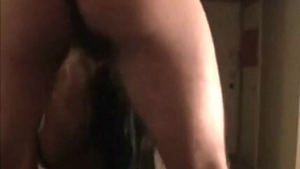 Two White Dudes Gangbanged An Ebony Shemale
