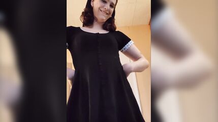 Slutty T-girl Dressed provacatively, blowjobs and anal