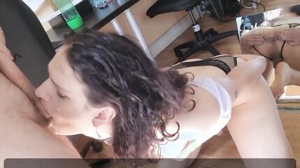 All That Throat Training Pays off: Facefucking Gorgeous Transwife Melody